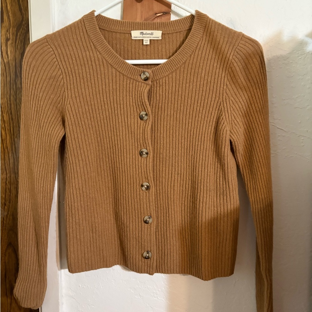 Madewell Tan Cashmere Knit
